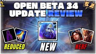 MORE Conquest Changes + BIG NERFS! | Open Beta 34 Patch Notes Review | SMITE 2