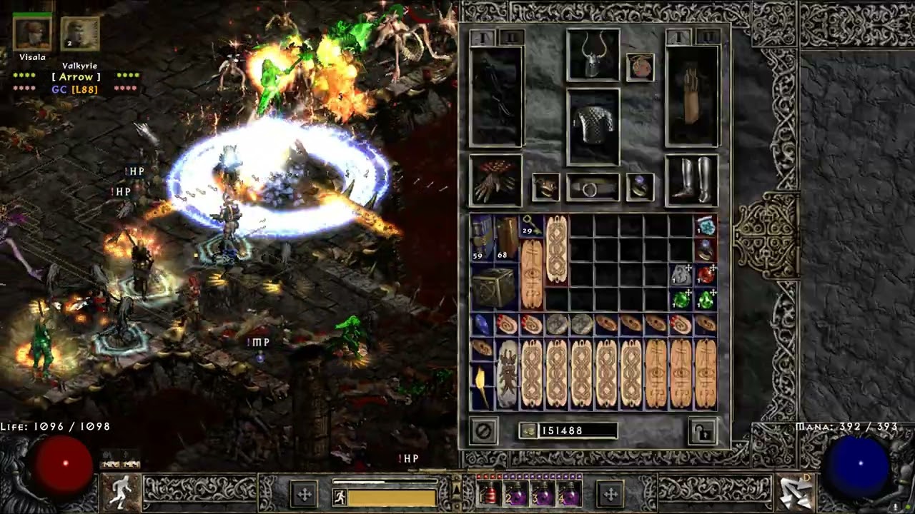 [PD2 S11] Demon machine Strafe amazon T2 mapping & item setup