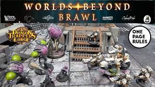 Worlds Beyond Brawl - Brain Boyz vs Dwarf Guilds - One Page Rules Grimdark Future Firefight 250pts