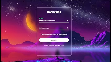 Formulaire de Connexion et Inscription Animé en HTML & CSS & JavaScript
