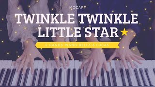 🎵Mozart (모차르트) - Twinkle Twinkle Little Star (작은별 변주곡) | 4hands piano chords