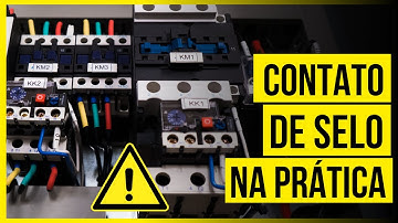 Comandos Elétricos - Contato de Selo feito na prática