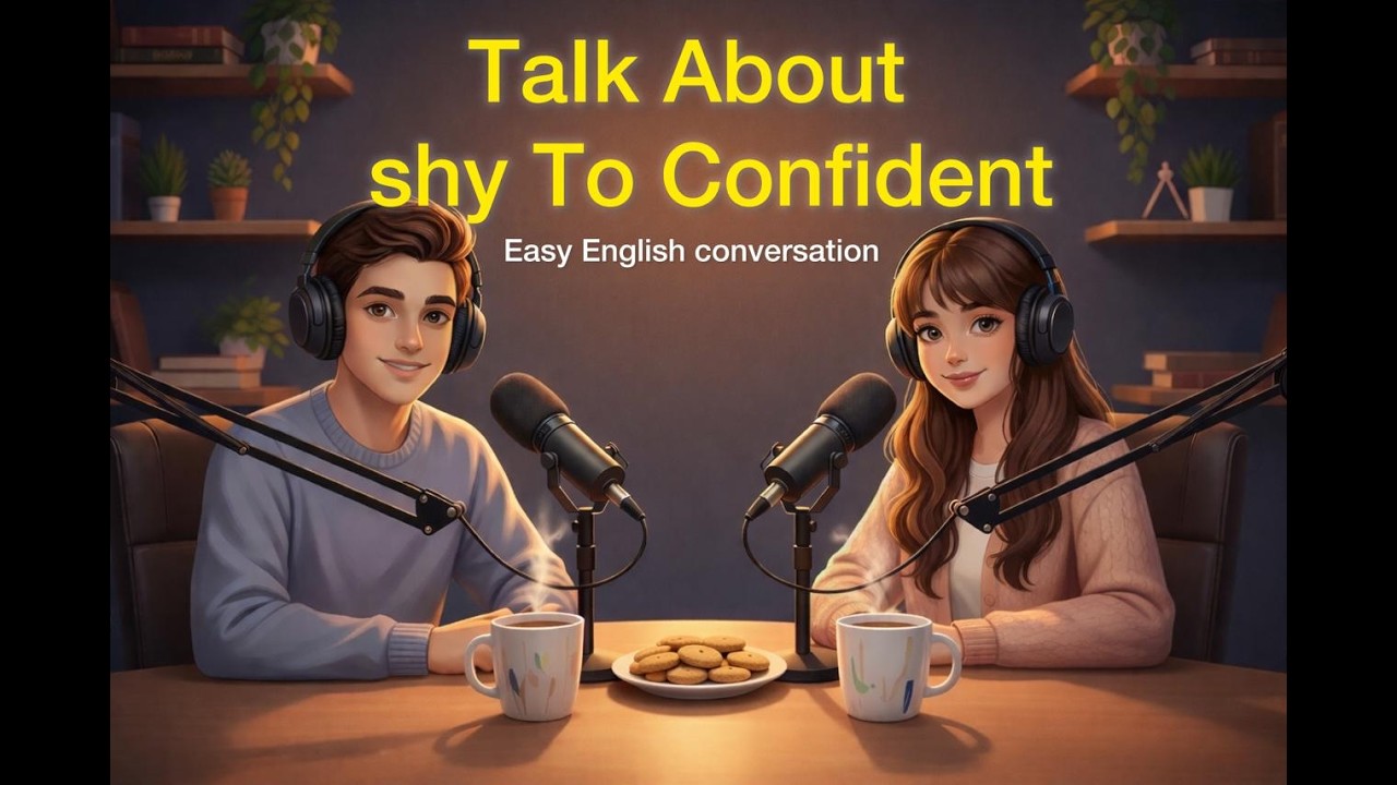 Easy TaIk English Podcast __ Shy Speaker & Supportive Friend | Confident English Story