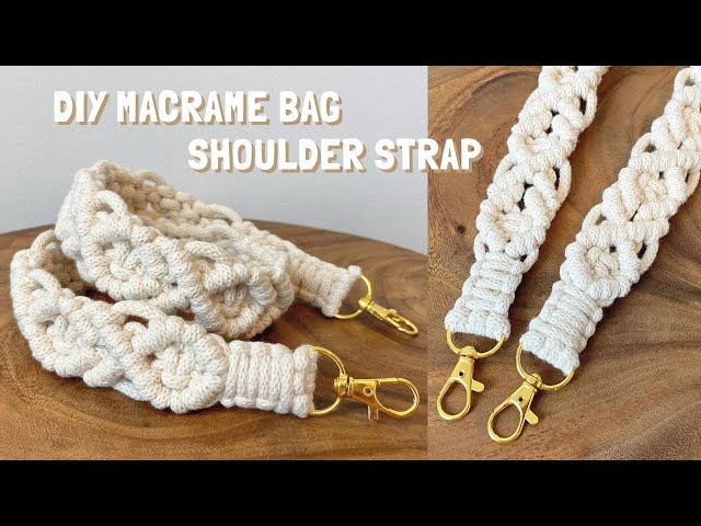 Macrame Bag Strap 85cm Detachable Shoulder Strap Attachable Bag Strap  Replacement Handbag Strap Handbag Strap -  Canada