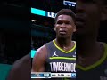 NASTY POSTER DUNK BY EDWARDS ON BLACK 😱😱🤫 #viralvideo #nbahighlights #video #basketball #viralshorts