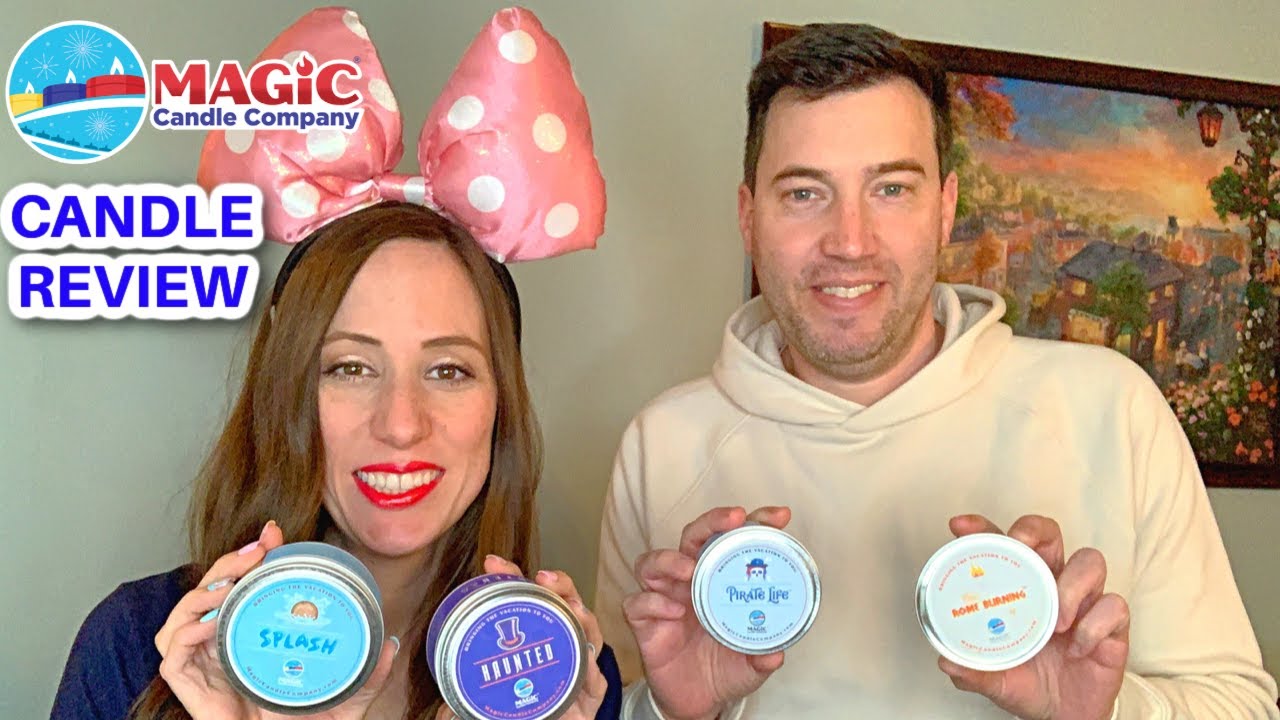 *NEW* MAGIC CANDLE COMPANY REVIEW Disney Candle Review Smells of Disney Disney World
