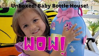 Vlog#19 Unboxed! Baby Bottle House | Baby Born Surprise...