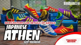 BRIEF HISTORY AND DETAILS OF ADIDAS JAPANESE ATHEN | SIZE? EXCLUSIVE [ SUB - ENG ]