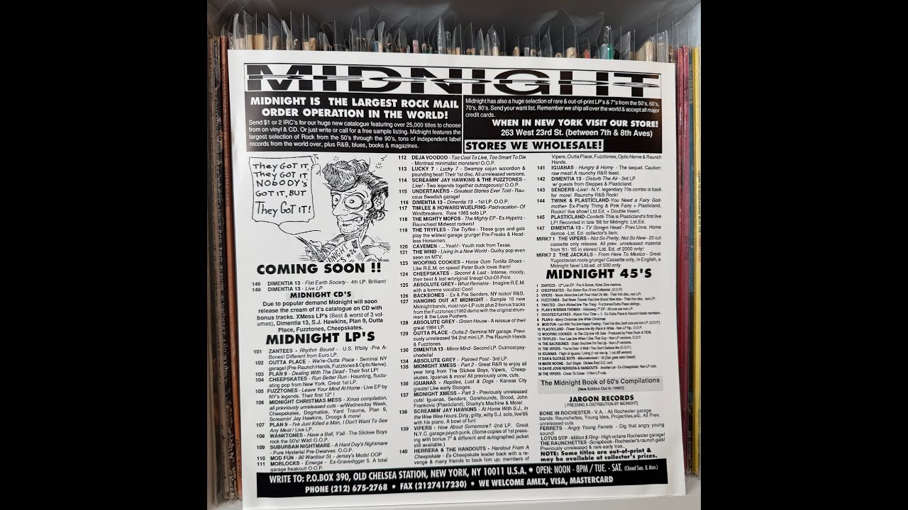 Vinyl Community: Garage Rock Tag 2026 Response & more