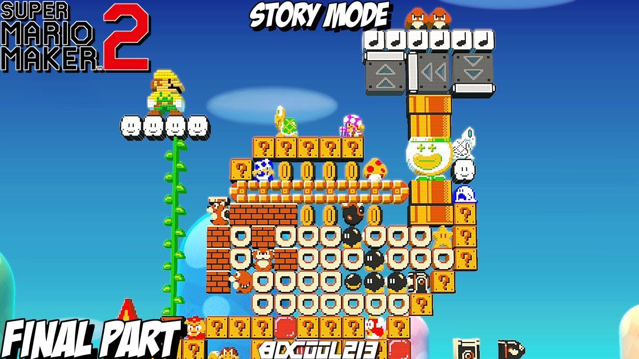 Super Mario Maker 2 Story Mode Gameplay Walkthrough Part 12 ...