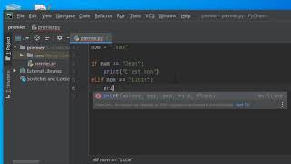 Tutoriel Programmation Python - 7 - If - Elif - ELse - Si - Sinon Si - Sinon