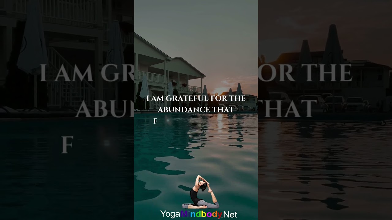 Gratitude Affirmation: I Am Grateful for the Abundance That Flows Into My Life