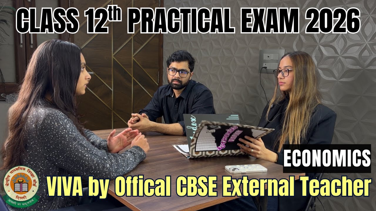 Class 12 Economics Viva 2026 || Real Questions by CBSE External Examiner