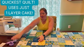 Double Slice Layer Cake Quilt!