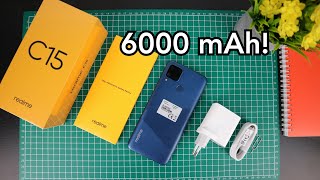 6000 mAh! Unboxing Realme C15 RAM 4/64GB Resmi Indonesia