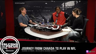 Celebrity Matthew Bergeron on growing up in Quebec, language barriers & more | Falcons in Focus Podcast Net Worth