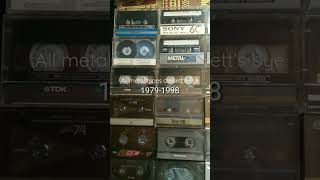 All Collection Metal Types Cassette's Buy 1979-1998 Year's