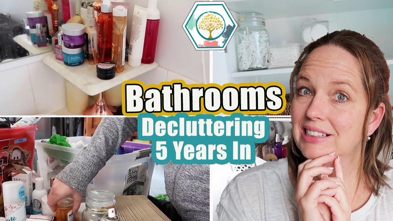 Declutter & Organize 5 Years of Before and After Small Bathroom