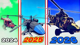 EVOLUTION OF HELICOPTER (NEW) | TABS - Totally Accurate Battle Simulator