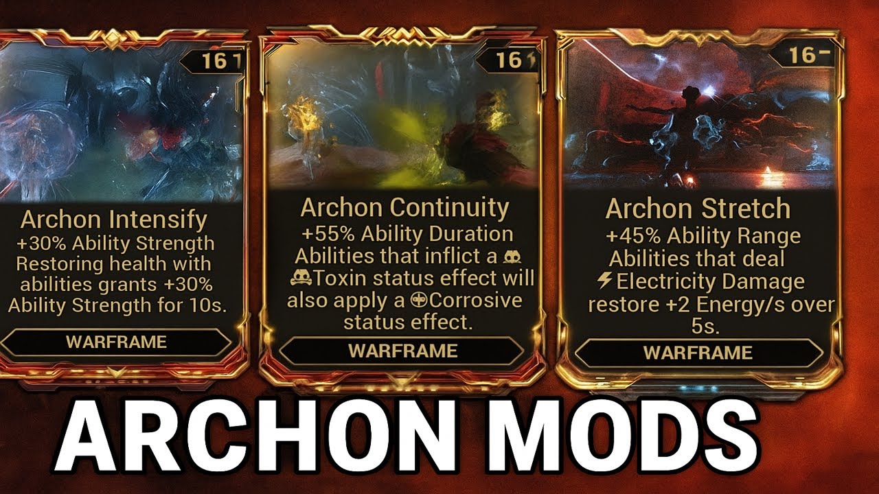 How to get Archon mods in Warframe 