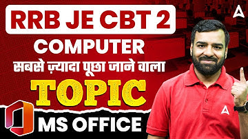 RRB JE CBT 2 | MS Office Most Important Question | RRB JE CBT 2 Computer Classes By Deepmani Sir