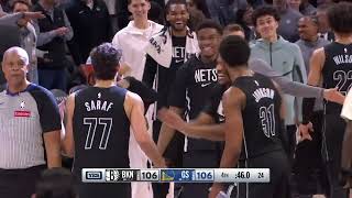 The Rookie Ben Saraf With The Powerful Clutch Poster Dunk On Draymond Green