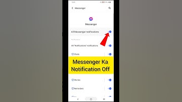 Messenger ka notification band kaise kare | Messenger ka notification off kaise karen #shorts