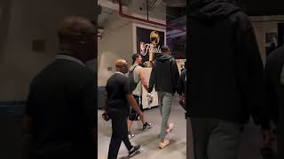 GO SPURS GO | Wemby clocks in at Madison Square Garden