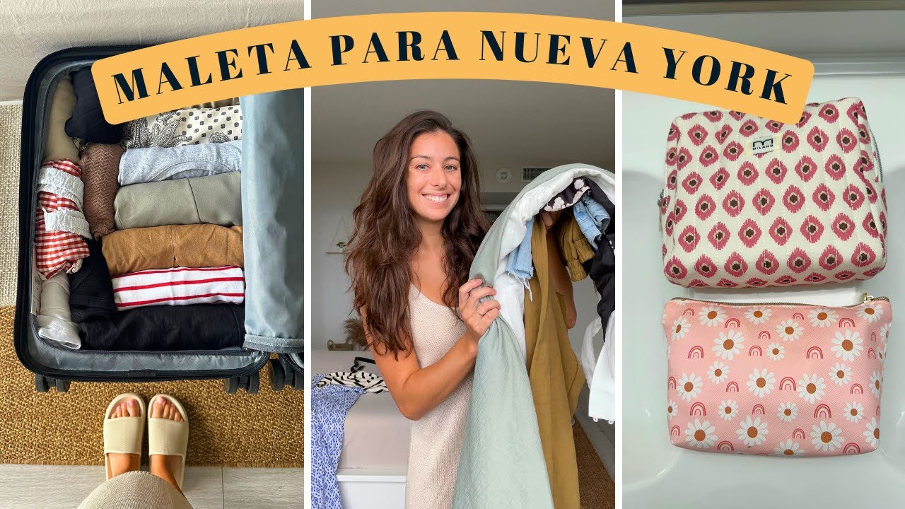 ¿QUÉ llevo en mi MALETA para NUEVA YORK en verano? 🧳 Mis consejos de viaje ✈️ eleNYork