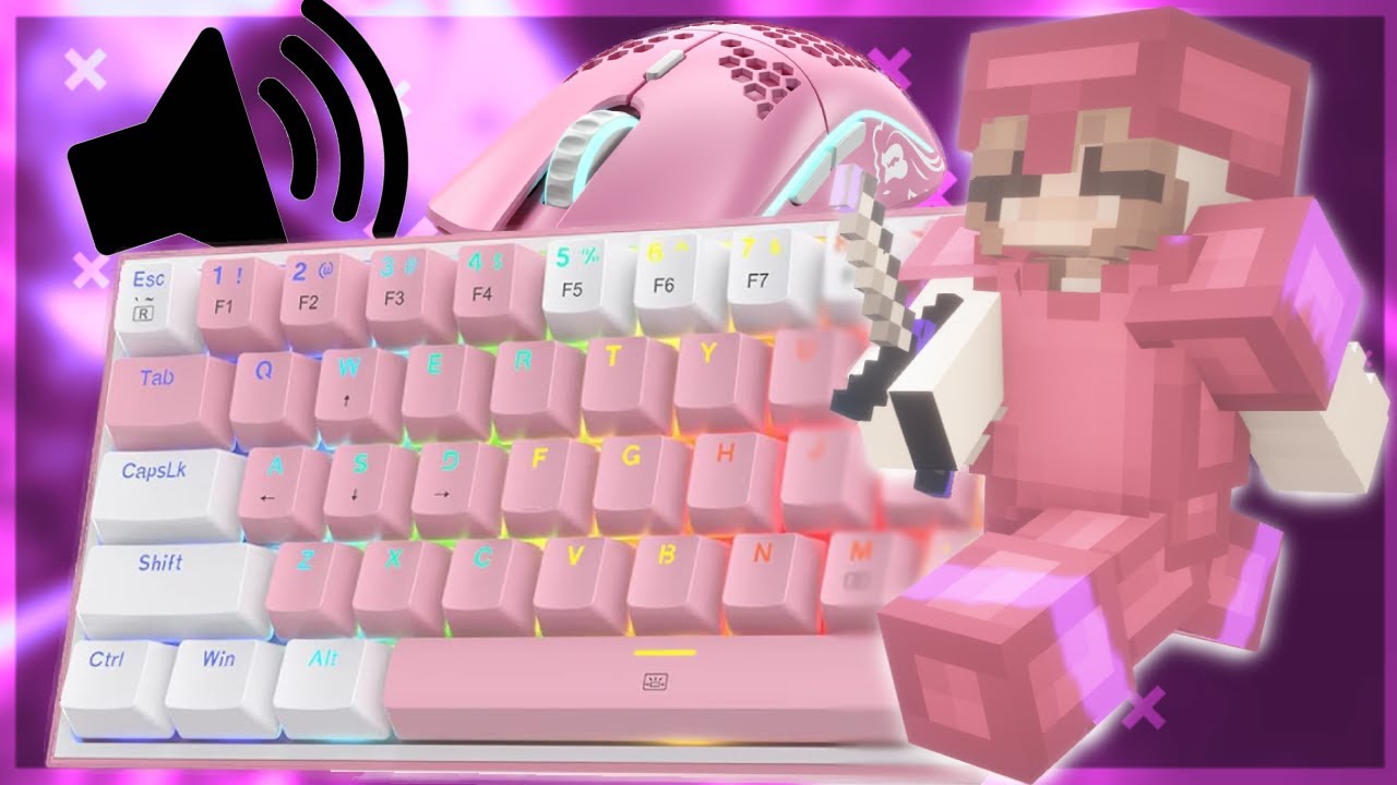 ASMR Mouse and Keyboard sounds | CubeCraft EggWars