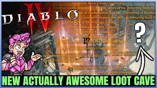 Diablo 4 - Get 50 Legendaries & 15 MILLION XP Per Hour - New BEST Loot Cave Found Guide - Do It NOW