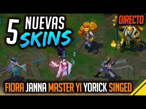 lol dolls 5 NUEVAS SKINS - Janna, Yorick, Singed, Maestro Yi y Fiora | Noticias League Of Legends LOL