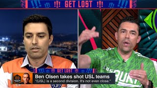 Ben Olsen takes a shot at USL second division soccer? #futbolamericas