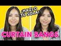 COMO HACERTE CURTAIN BANGS EN CASA! I ANA MIRELES