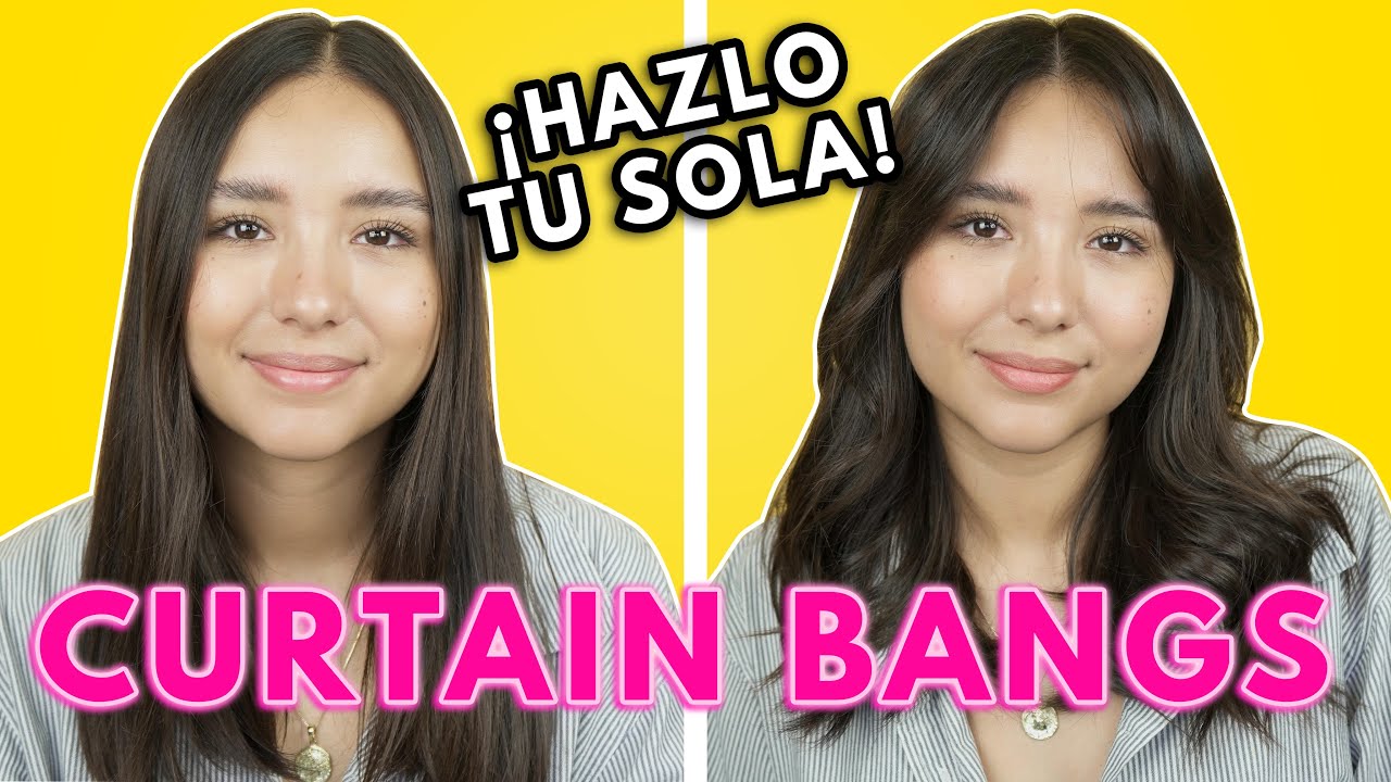 COMO HACERTE CURTAIN BANGS EN CASA! I ANA MIRELES YouTube