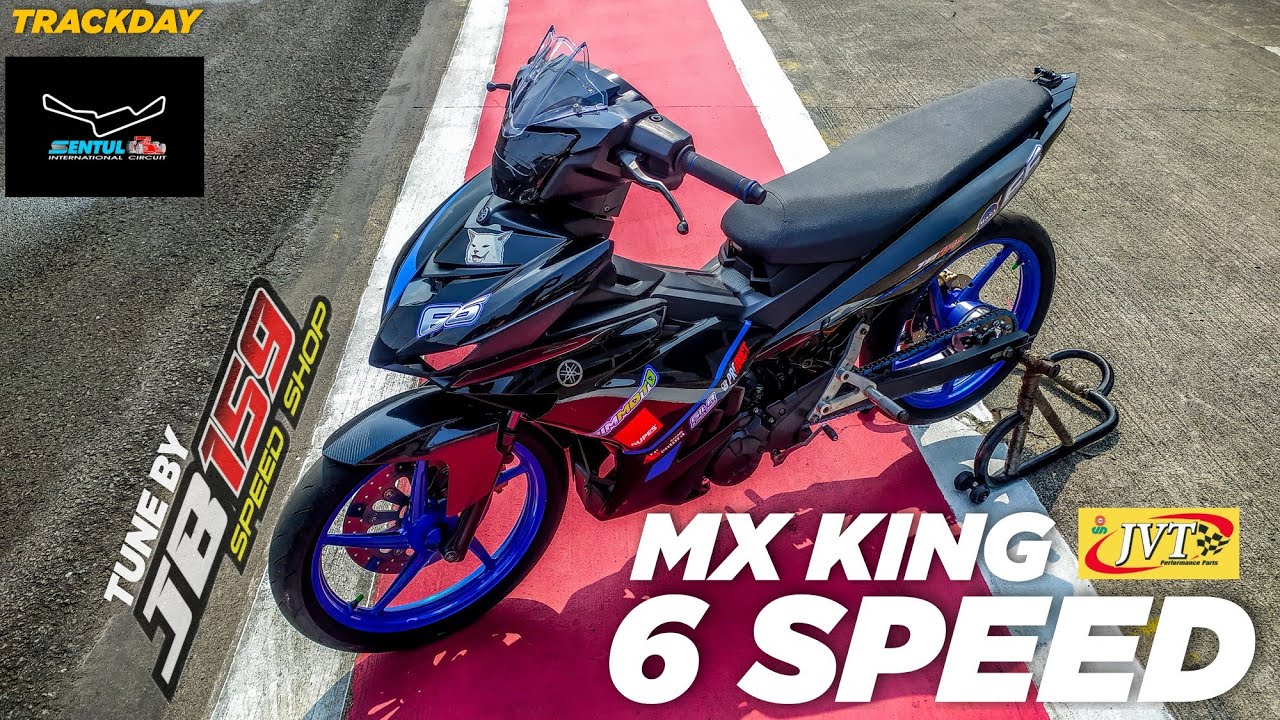 Mx king 6 speed topspeed sentul besar ‼️ best time with jvt close ratio