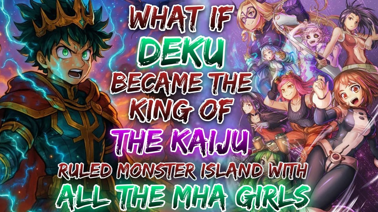 What If Izuku Became The King Of The Kaiju And Ruled Monster Island With All The Mha Girls