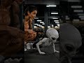 Le enseñé flexiones a un extraterrestre y pasó esto 👽💪 #Shorts