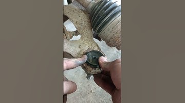 Installing a snap ring with no tools.