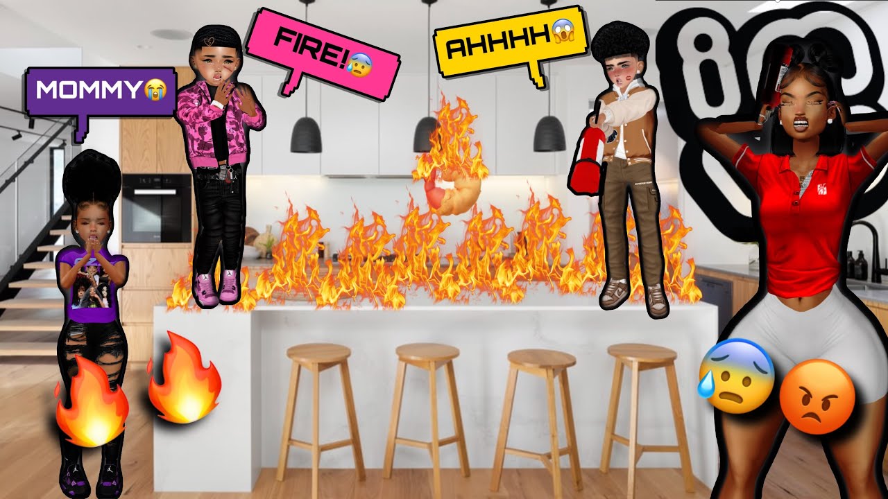 Download THE KIDS SET THE HOUSE ON FIRE 😱🔥😰😂 (IMVU SKIT)