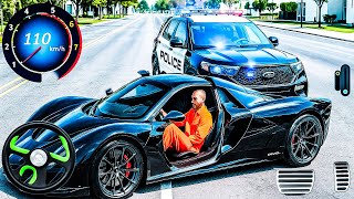 US Cop Car Simulator 3D – Prisoner Transport & Criminal Pursuit Challenge  Android Gameplay #2 screenshot 2