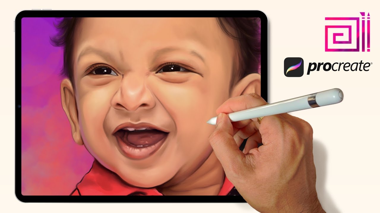 iPad Procreate Digital Painting - "Ruugved" | Timelapse - YouTube