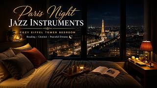 Paris Night Jazz🌙Cozy Eiffel Tower Bedroom, Smooth Piano for Reading, Unwind & Peaceful Dreams screenshot 4