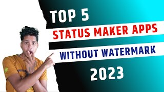 STATUS MAKER APPS WITHOUT WATERMARK || STATUS MAKER APPS WITH LYRICS || STATUS MAKER APPS 2023 screenshot 5