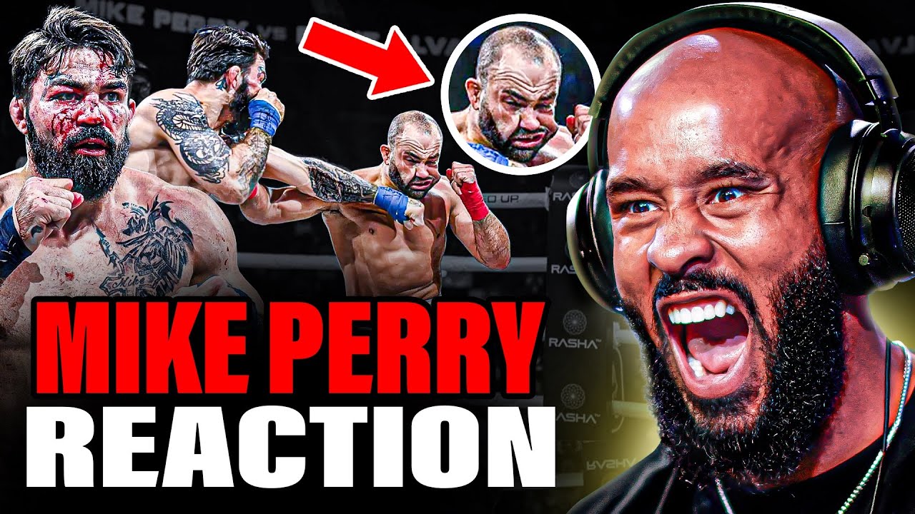 INSANE! MIKE PERRY vs EDDIE ALVAREZ INSTANT REACTION! | DJ REACTS TO BARE KNUCKLE WAR!