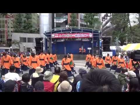 第17回東京よさこい　筑波大学斬桐舞　「喝彩」　池袋西口公園