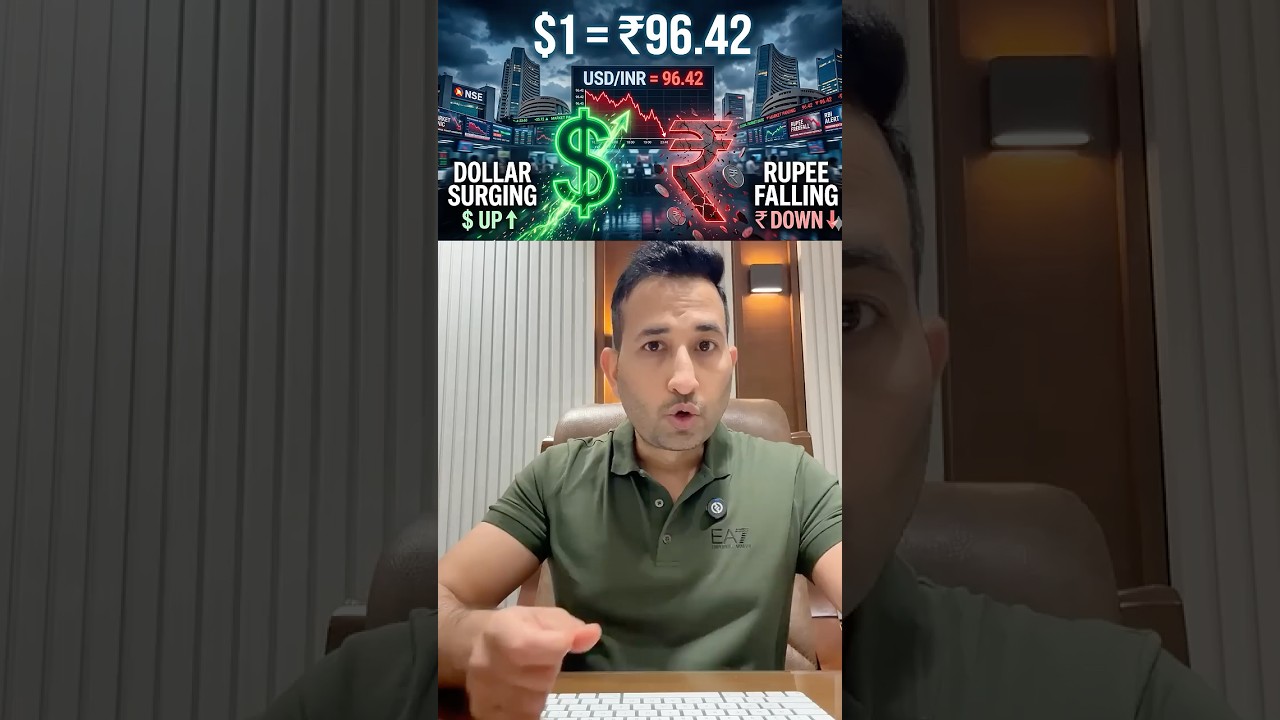 Why is Indian Rupee Falling? Current Account Deficit & Dollar Crisis Explained Simply 🇮🇳💸