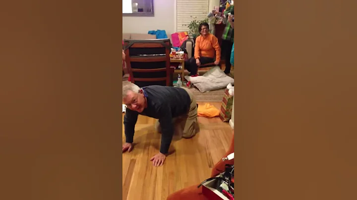 Grandpa doing a jig