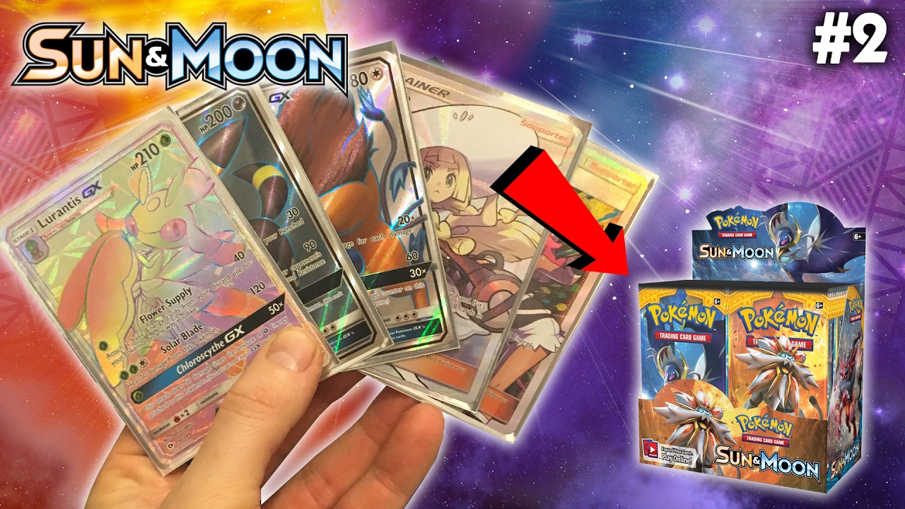 Pokemon Sun & Moon Booster Box Opening #2! Rainbow Rare goodness & I have a  stalker!