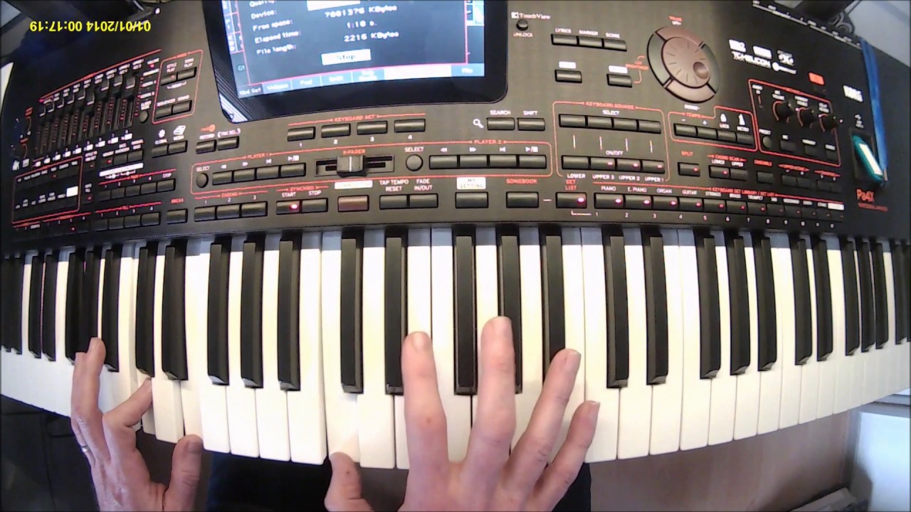 Sultans of swing cover on Korg PA4X